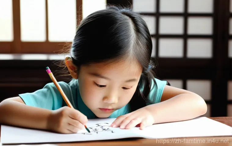 가족과 함께하는 캘리그래피 클래스 - **Prompt 2: Modern Sanctuary of Traditional Art**
    "An elegant, minimalist modern living room, tr...