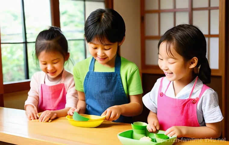 가족과 함께하는 해외 홈스테이 경험 - **Prompt 1: A joyful cross-cultural cooking lesson in a Japanese homestay.**
    "A heartwarming sce...